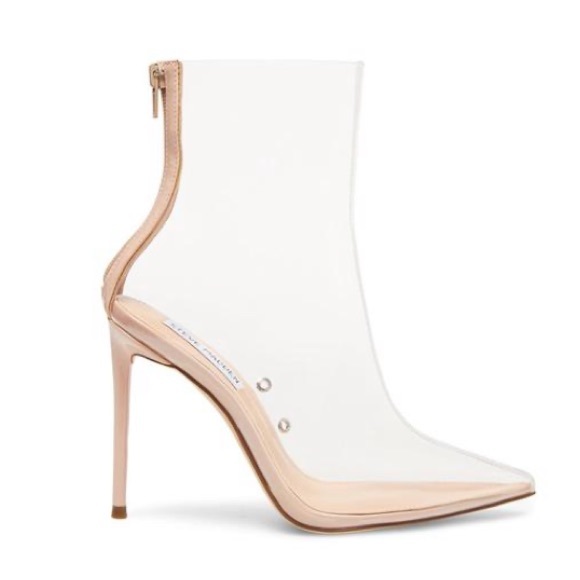 Steve Madden Shoes - NEW Steve Madden Veil Clear Heels Booties